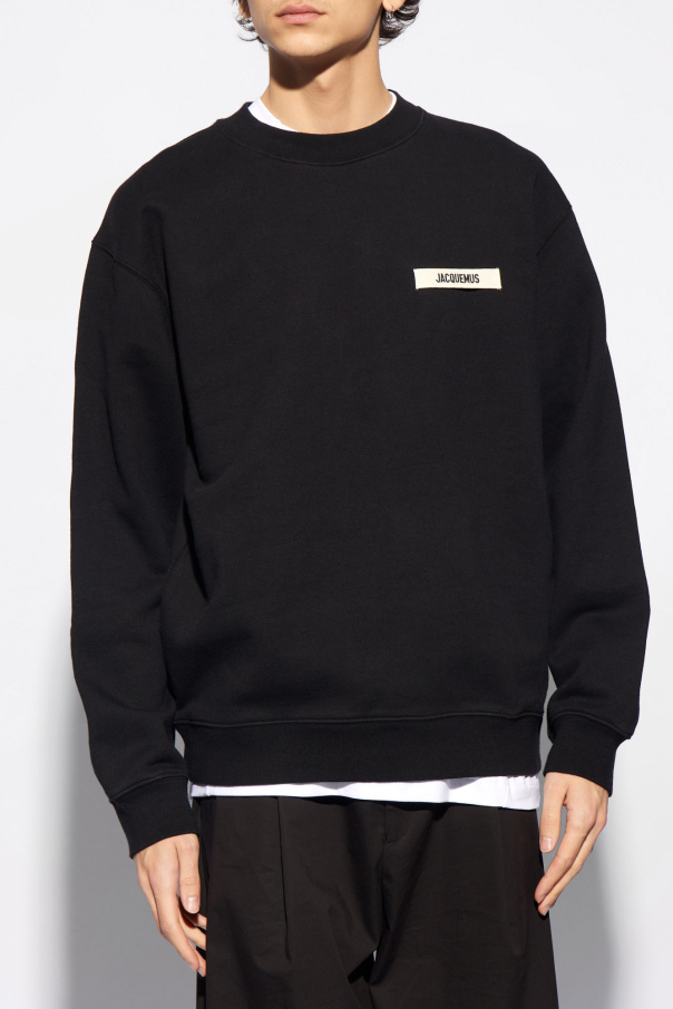 【送料&関税込】Jacquemus Logo Printed Crewneck Sweatshirt Jacquemus Venice logo embroidered sweatshirt Jacquemus